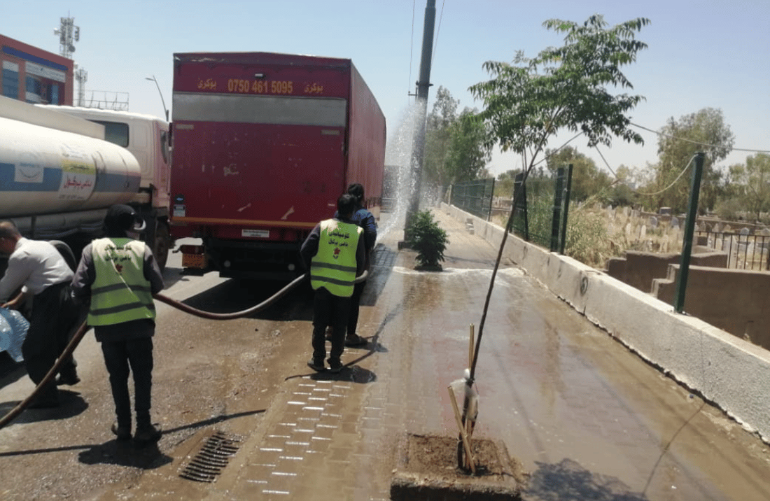 گۆڕستانەکانى هه‌ولێر خاوێن ده‌كرێنه‌وه‌