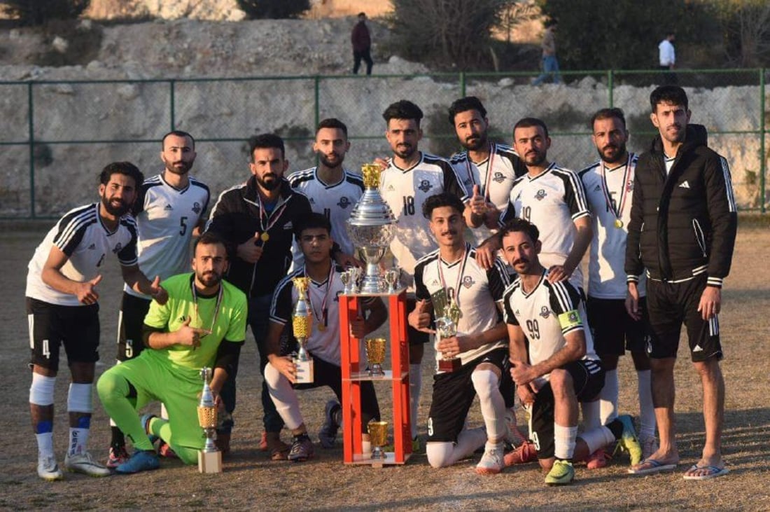 صور: “الذئاب” يسحق “الحقلانية” بسداسية ويُتوج بطلاً للكأس
