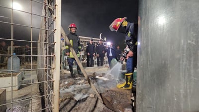 ئاگرەکەی ناو گۆڕستانی کەرکوک کوژێنرایەوە و پۆلیسیش دەڵێت پاشماوە بووە سووتاوە