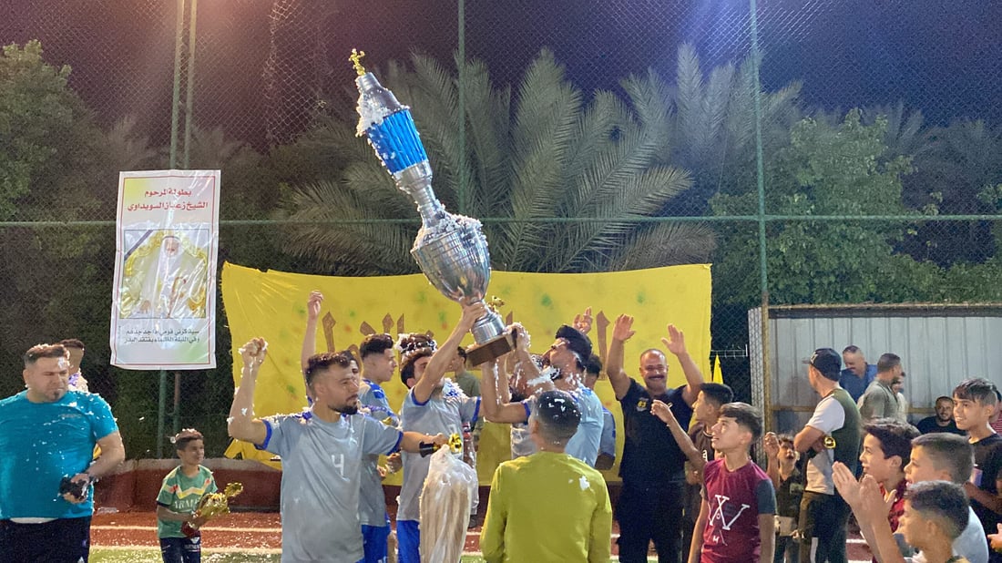عيد غير سعيد لفريق “دعبلة” بنهائي كأس الشيخ “زعيان” للخماسي في هيت