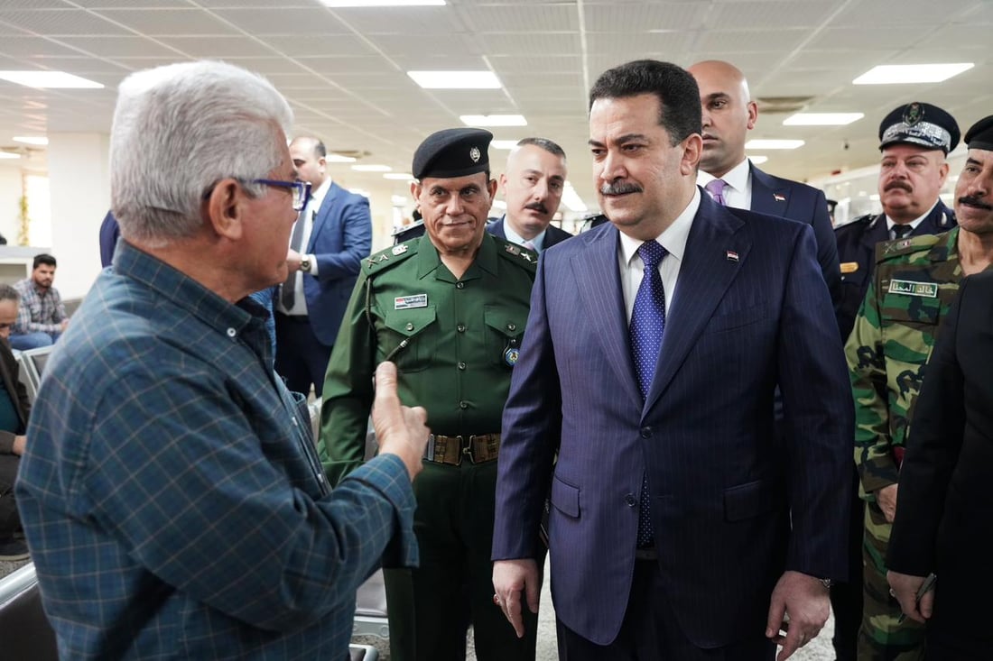 صور: السوداني يتجول في مديرية المرور العامة