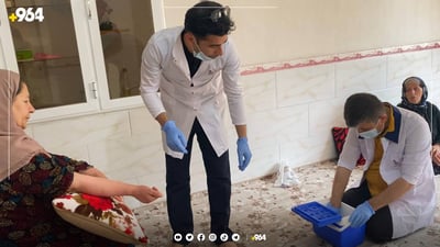 ماڵ بە ماڵ خۆبەخشانە پشکنین بۆ هاوڵاتیان دەکەن