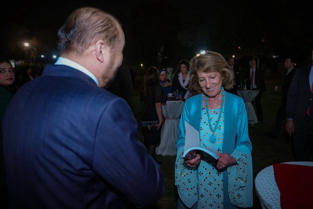 صور من مشاركة سيدة العراق الأولى في حفل العيد الوطني التشيكي