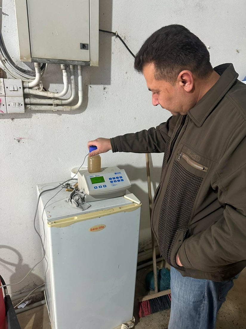 کارەکانی پڕۆژەی ئاوی خاس لە قەڵادزێ راگیرا