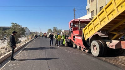 انتهت أعمال المجاري في سامراء.. طريق الجبيرية يدخل الخدمة خلال أيام (صور)