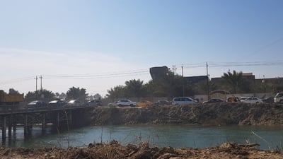 صور: المسيب تنتظر منذ 8 أعوام قنطرة تربطها ببغداد بطول 52 متراً
