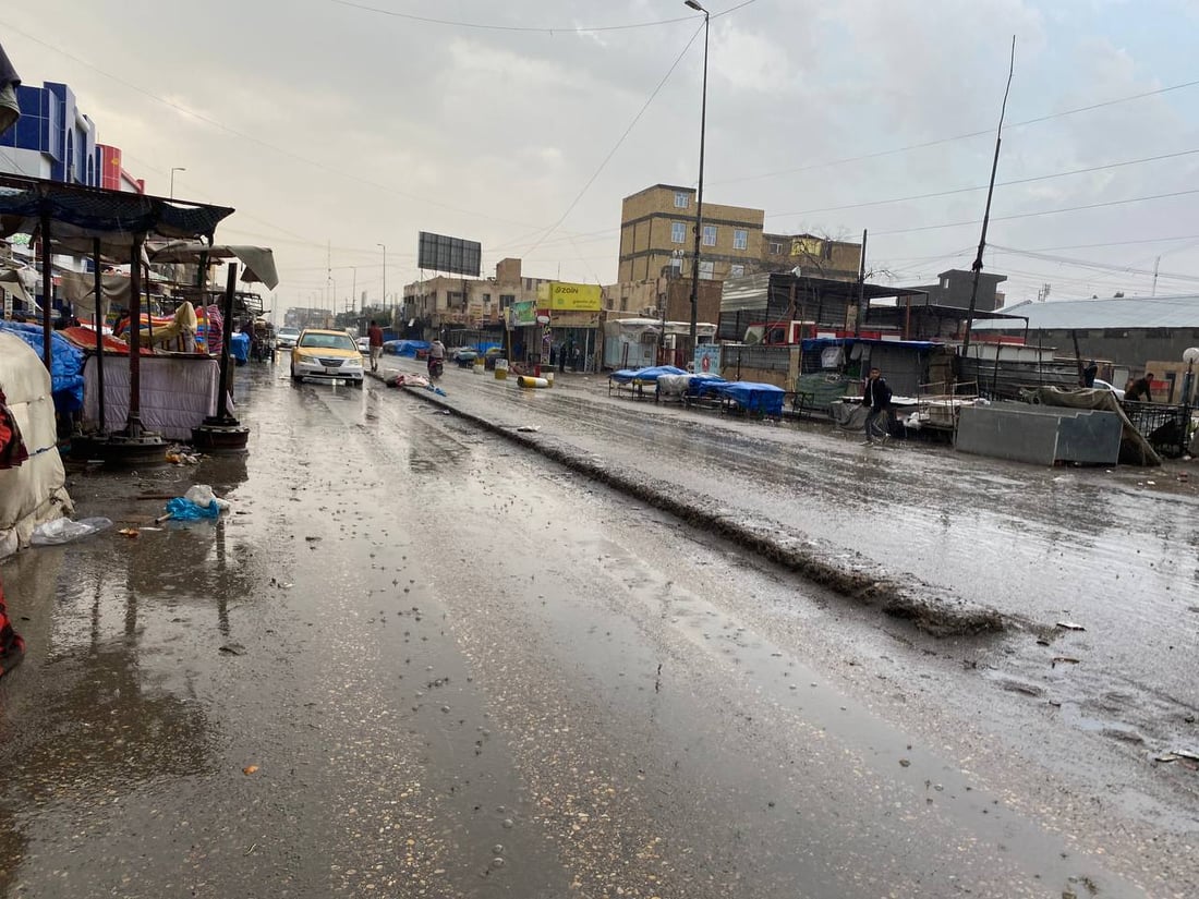 منبئ جوي: الناصرية تسجل أعلى نسبة هطول مطري منذ عام 1963 (صور)