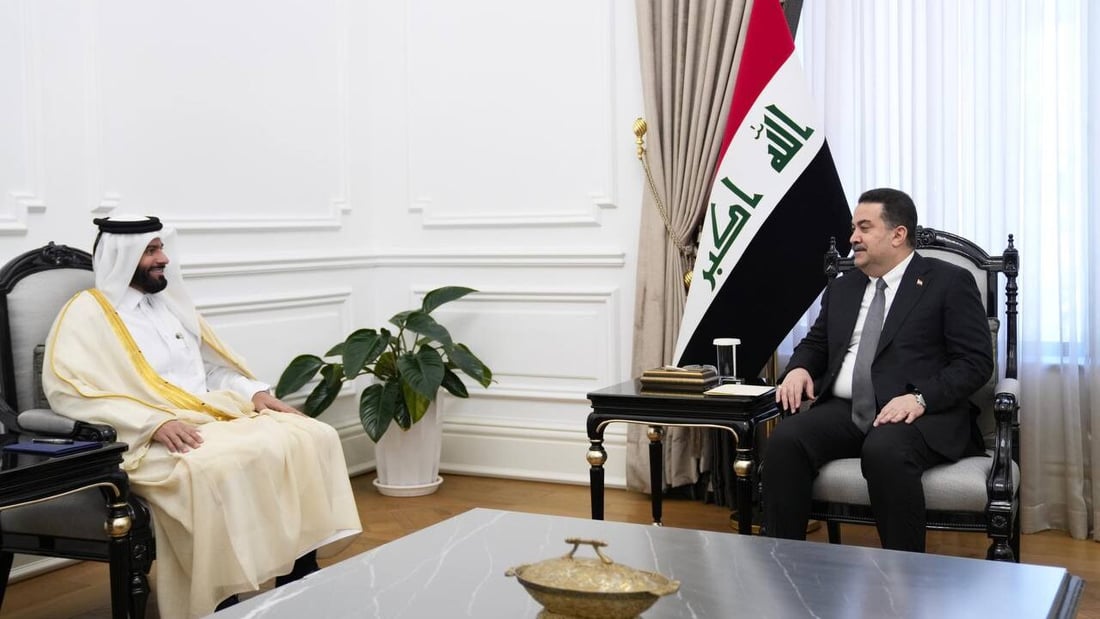 Al-Sudani, Qatari ambassador discuss regional de-escalation and Gaza crisis