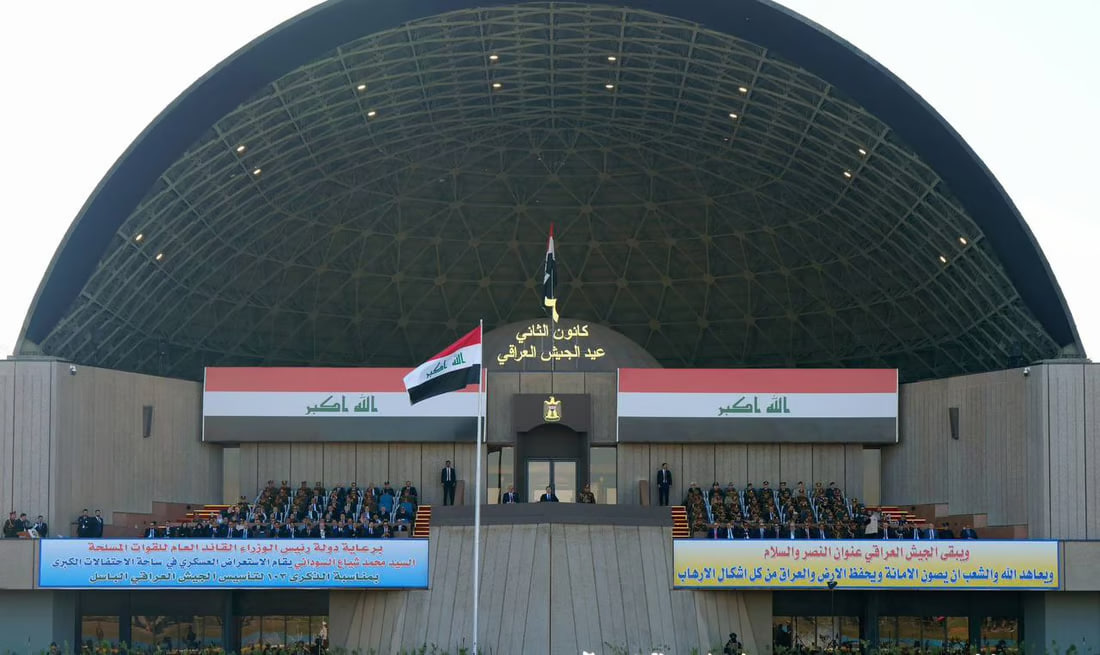 PM attends Iraqi army’s 103rd anniversary parade