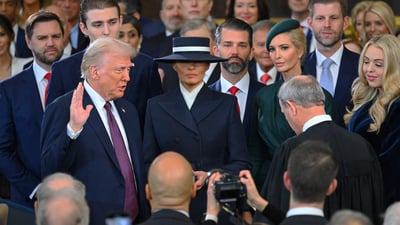  ترامپ سوێندنی خوارد و بە فەرمی بوو بە 47ـەمین سەرۆکی ئەمریکا 