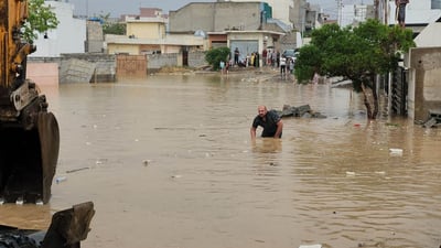 لافاو زیانی بەچەندین ماڵی گەڕەکی شۆراوی کەرکوک گەیاندووە