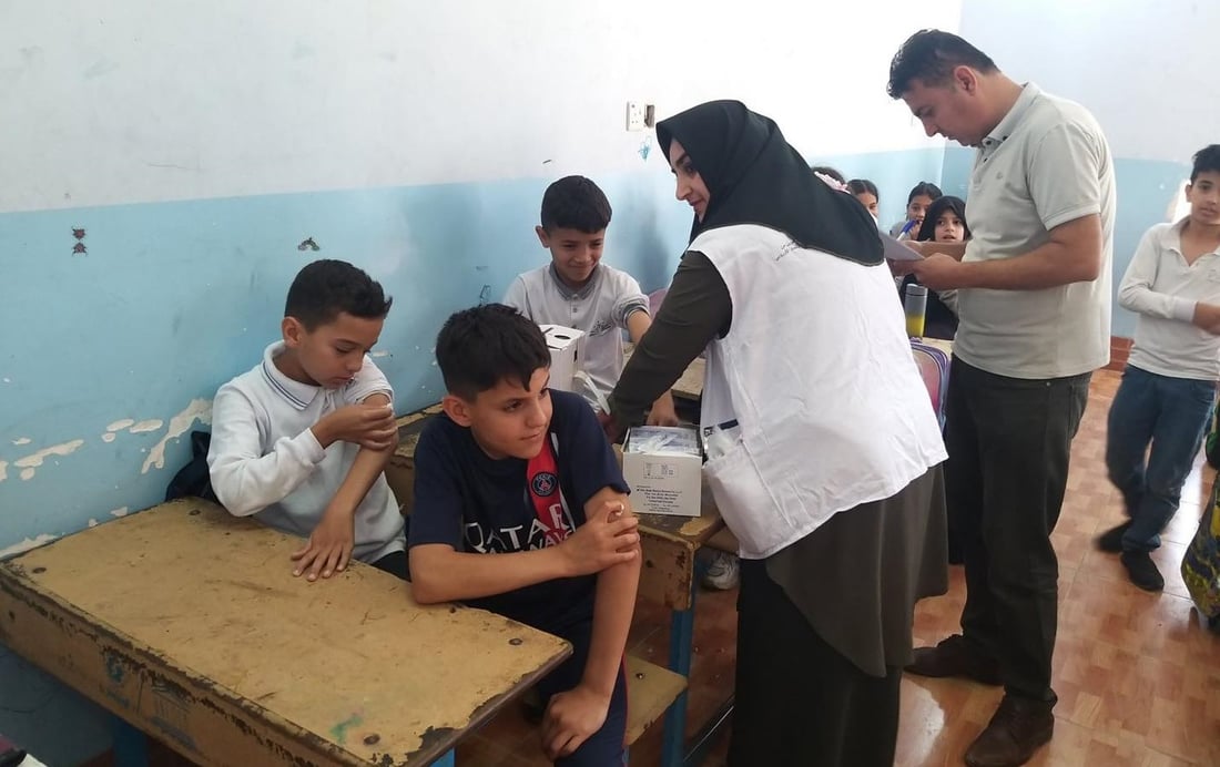 لە گەرمیان زیاتر لە 43 هەزار منداڵ دژی سورێژە کوتران