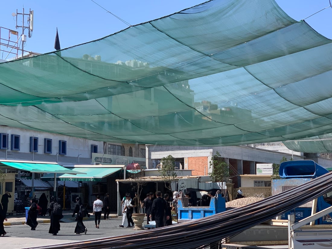 صور: شوارع كربلاء ستكون “مبرّدة” والسوداني أرسل 2000 حافلة