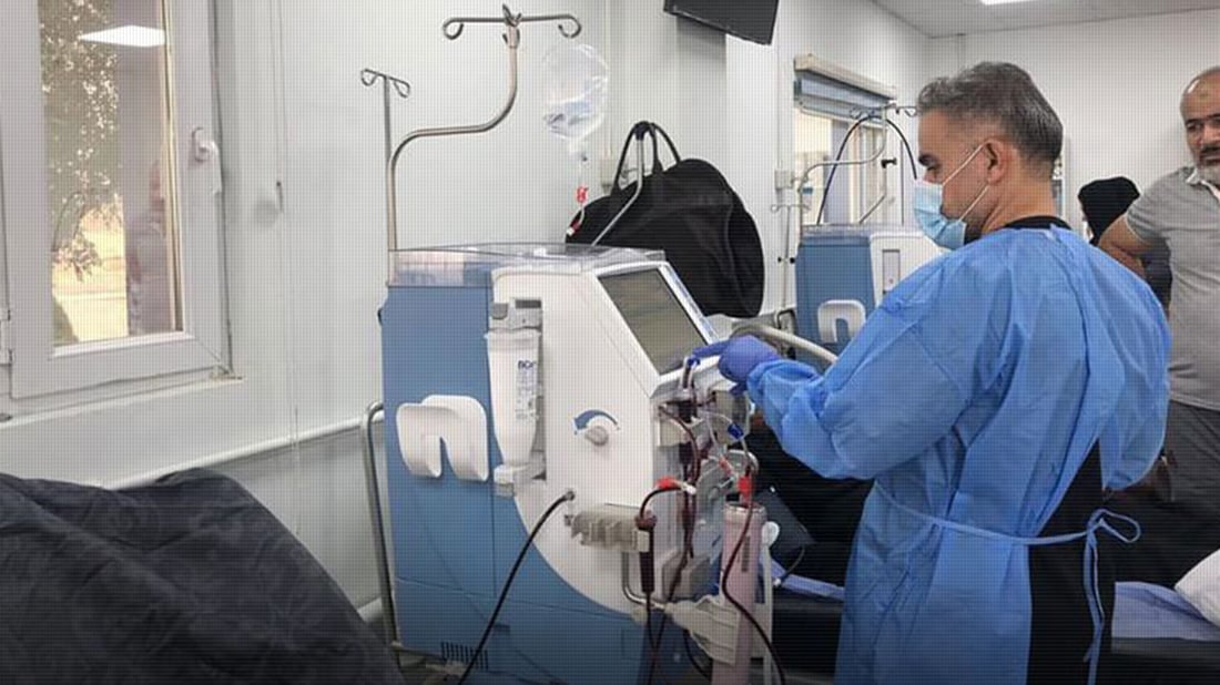 پێداویستییەكانی بەشی شووشتنەوەی گورچیلە لە نەخۆشخانەی رۆژئاوا دابین دەكرێن