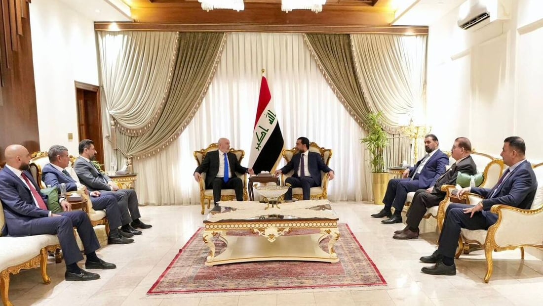 اليكتي يواصل حراكه في بغداد.. اجتماع مع الحلبوسي حول تشكيل الحكومة