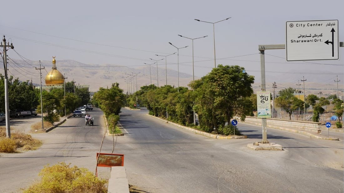 شاره‌وانى هه‌ڵه‌بجه‌ یه‌كتربڕ له‌ حه‌وت شوێنى سه‌نته‌رى پارێزگا دروستده‌كات