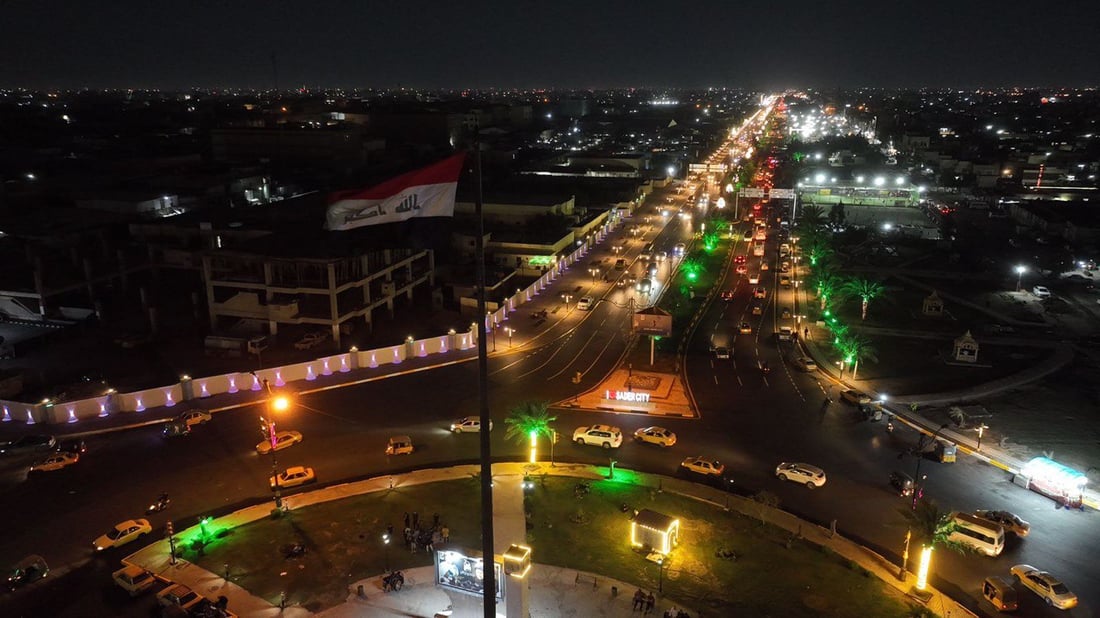 صور: من قناة الجيش حتى تقاطع 55.. أمانة بغداد تكمل تطوير شارع الجوادر