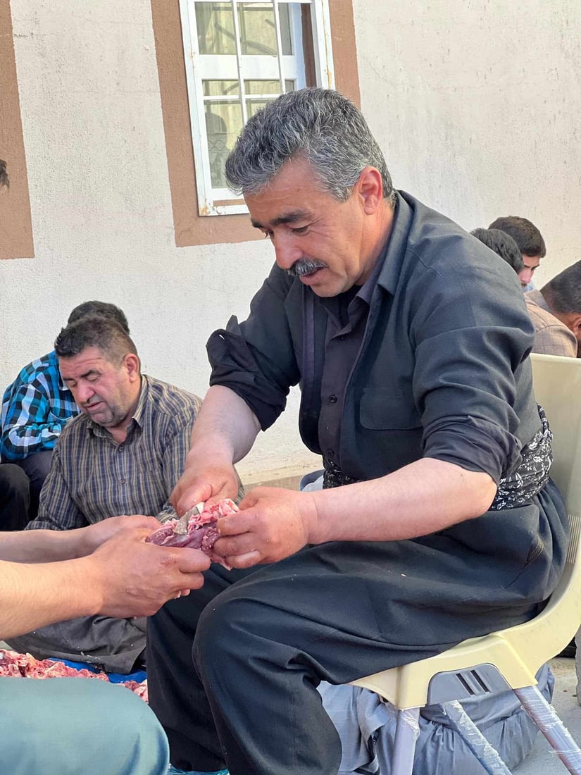 گوندی دوگۆمان لەپشدەر 87 سەر مەڕ و بزنیان کرد بە خێر