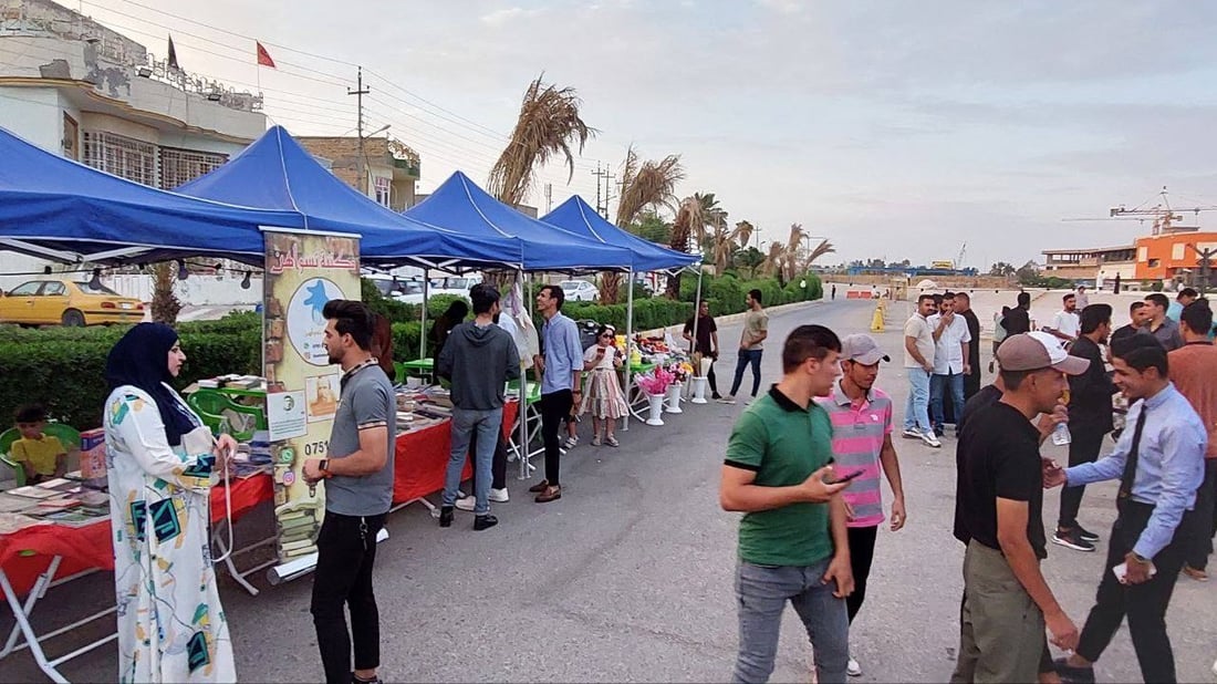 زوروه نهار كل جمعة.. معرض “كانفا” عاد إلى العمارة ويعرض منتجات شباب ميسان وبضائعهم