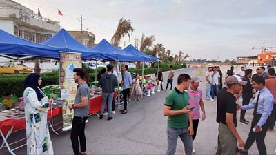 زوروه نهار كل جمعة.. معرض “كانفا” عاد إلى العمارة ويعرض منتجات شباب ميسان وبضائعهم