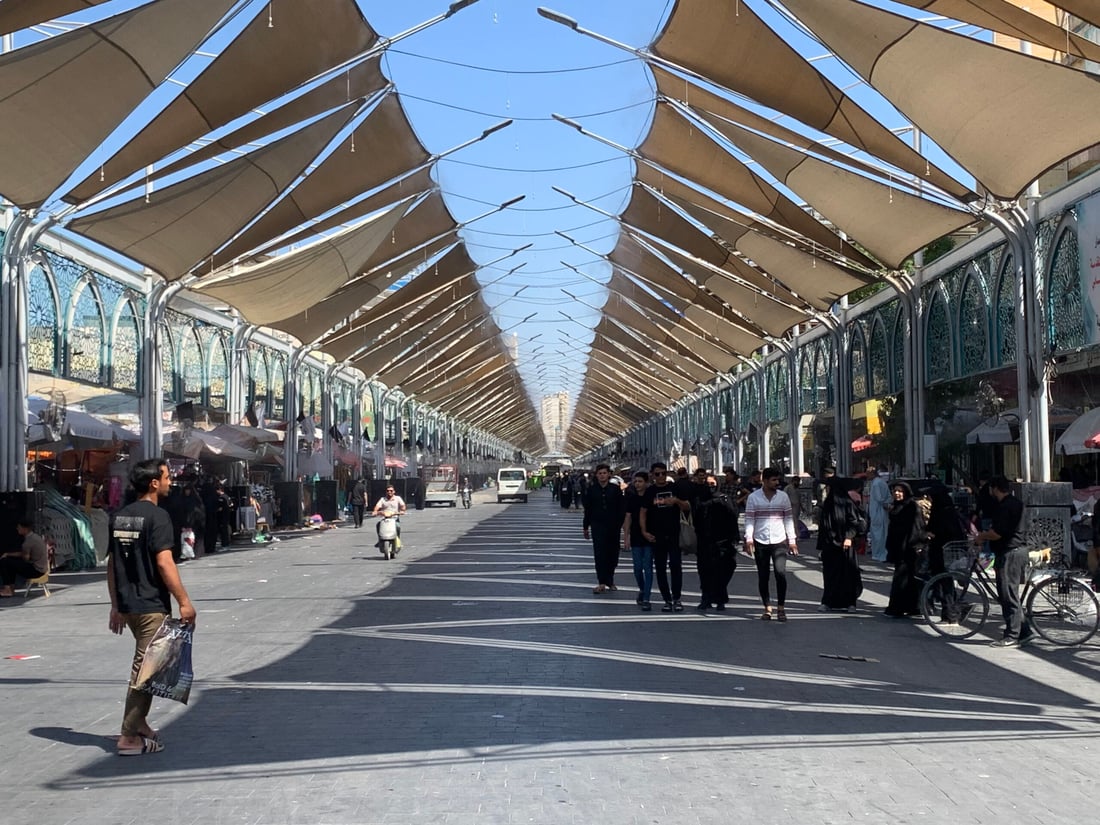 صور: شوارع كربلاء ستكون “مبرّدة” والسوداني أرسل 2000 حافلة