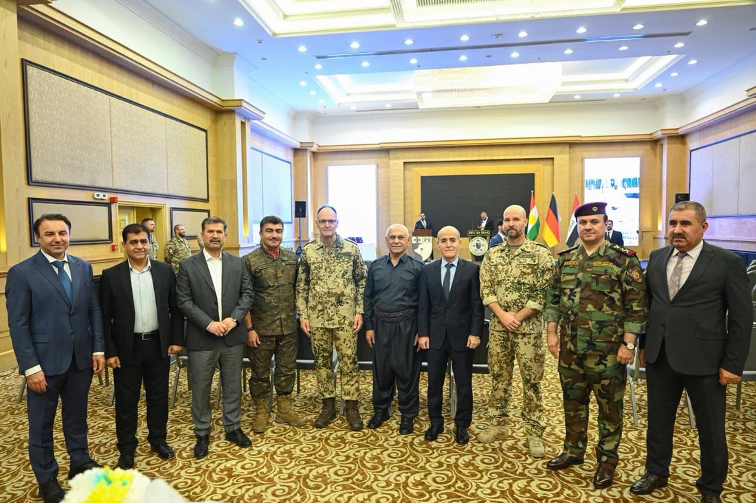 صور: العسكر الألمان يختتمون مهامهم في كردستان والبيشمركة تودعهم