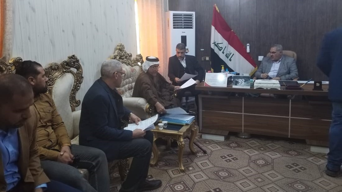 مطالبهم على طاولة العيداني.. وساطة عشائرية تنهي إضراب العمال في الهوير