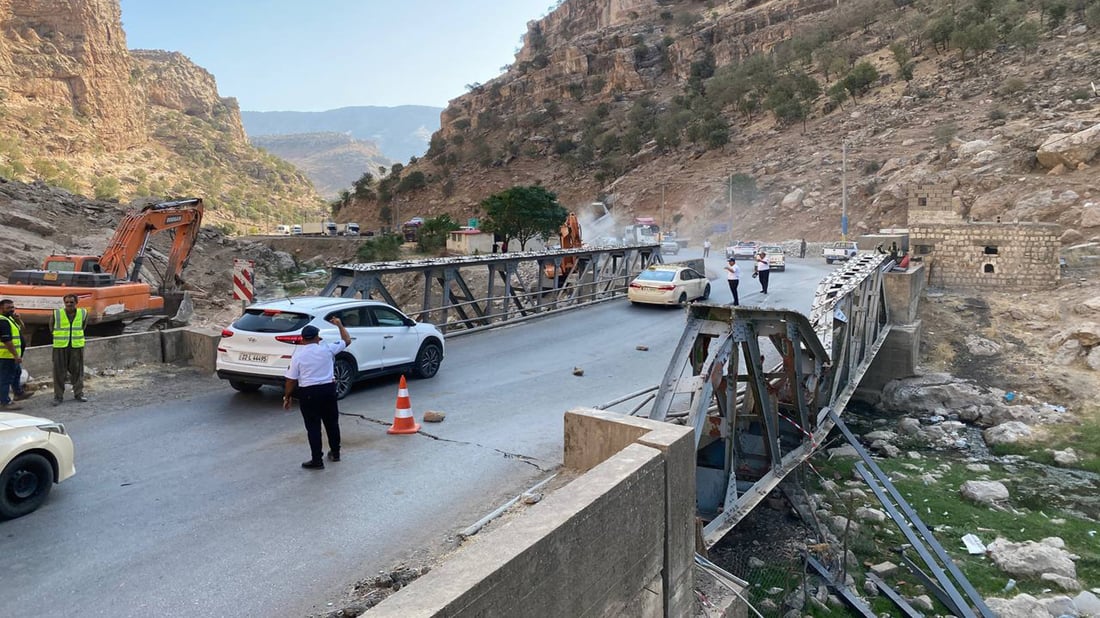 هاتوچۆی سۆران: هاتن و چوونی بارهەڵگر لە پردی زارگەڵی قەدەغەیە