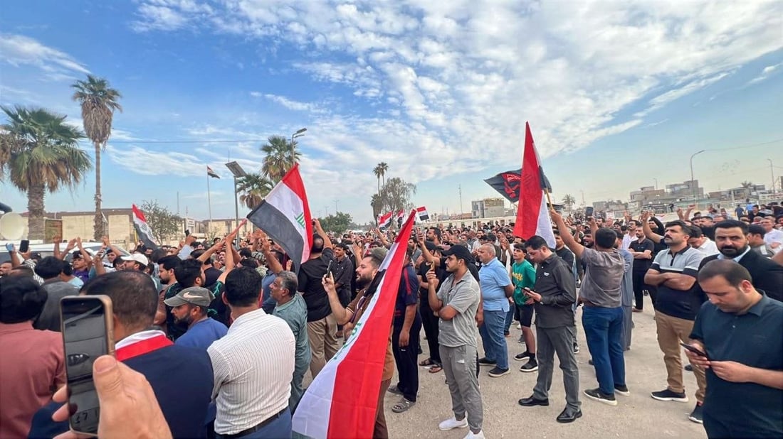متظاهرون يطوقون مبنى محافظة بابل: أعلنوا أسماء المتورطين بمحاولة اغتيال ضرغام ماجد