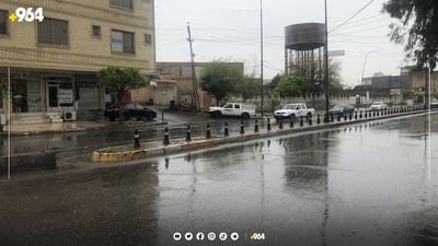 لە کەرکوک زۆرترین و لە بامەڕنێ و حاجی ئۆمەران کەمترین باران باریوە