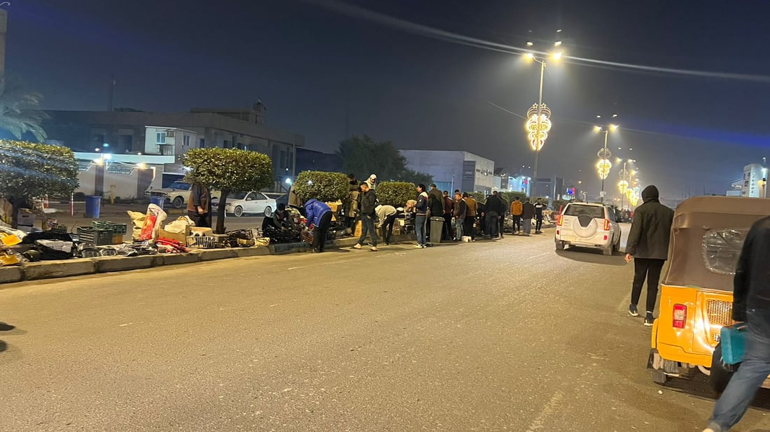 صور من سوق النهضة الليلي: ساعات عمل مقلوبة.. يفتح من مساء الخميس حتى ظهر الجمعة