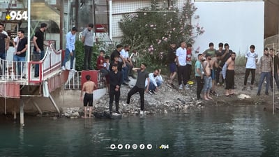 تەرمی یەکێک لەو مێرمنداڵانەی لە رووباری خابوور خنکان دۆزرایەوە