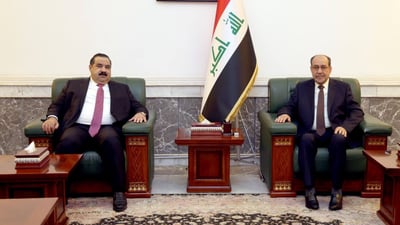 Maliki, Al-Samarrai call for strengthening Iraq’s 'internal front'