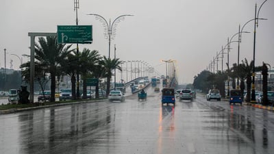 أمطار غزيرة وعواصف رعدية في عموم مناطق البلاد.. توقعات الطقس