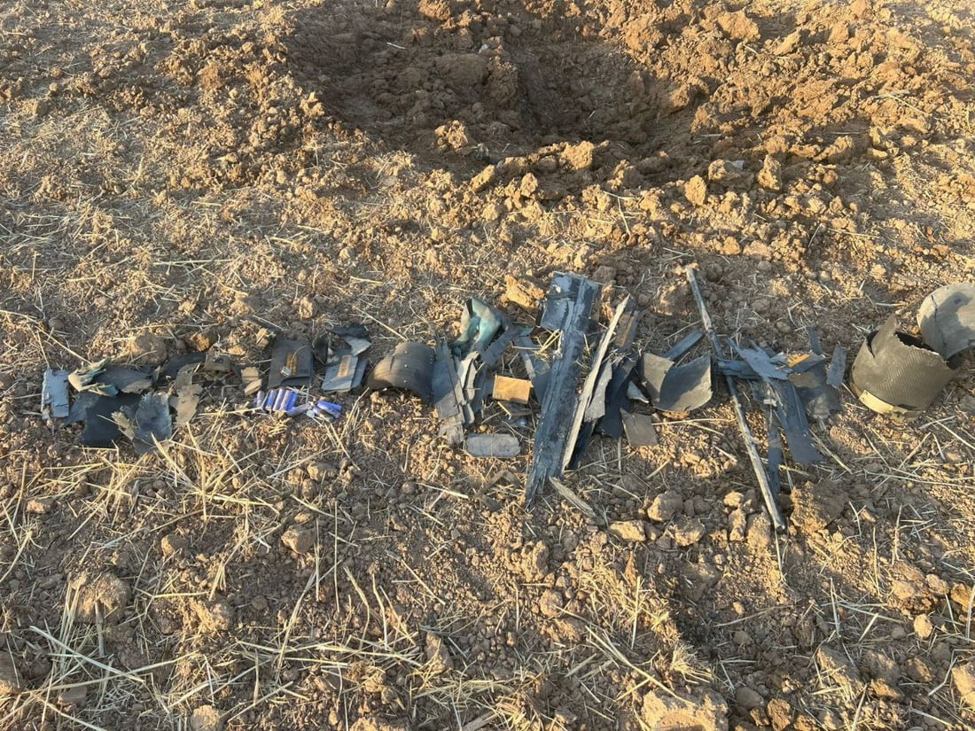 صور من بقايا مسيّرة سقطت في قضاء الدبس والأمن يحقق بالحادثة