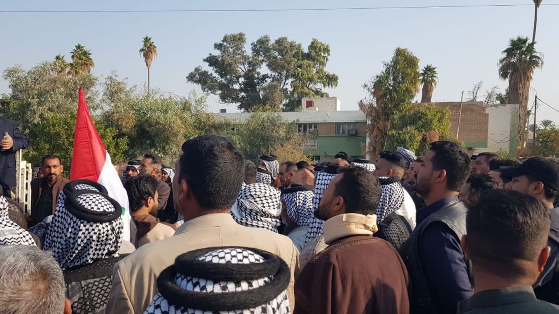 تظاهرة لمزارعي كوثا: جددوا العقود ولا تعيدوا الأراضي للمشمولين بالاجتثاث (صور)