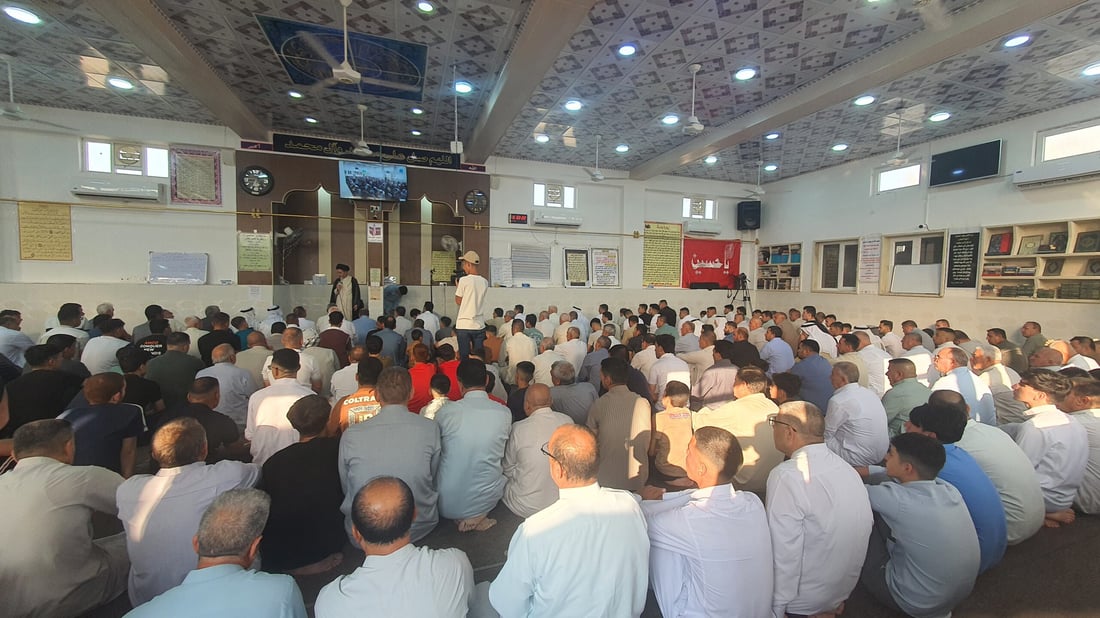 جامع السبطين وسط تلعفر اكتظ بمئات المصلين في صبيحة عيد الأضحى (صور)