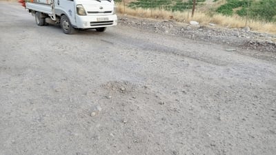 رێگە خۆڵەکەی بالیسان بۆ خەلیفان پڕ لە چاڵە