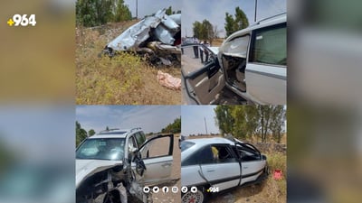 لە رووداوێکی هاتوچۆدا کوڕ و باوکێک گیانیان لەدەستدا