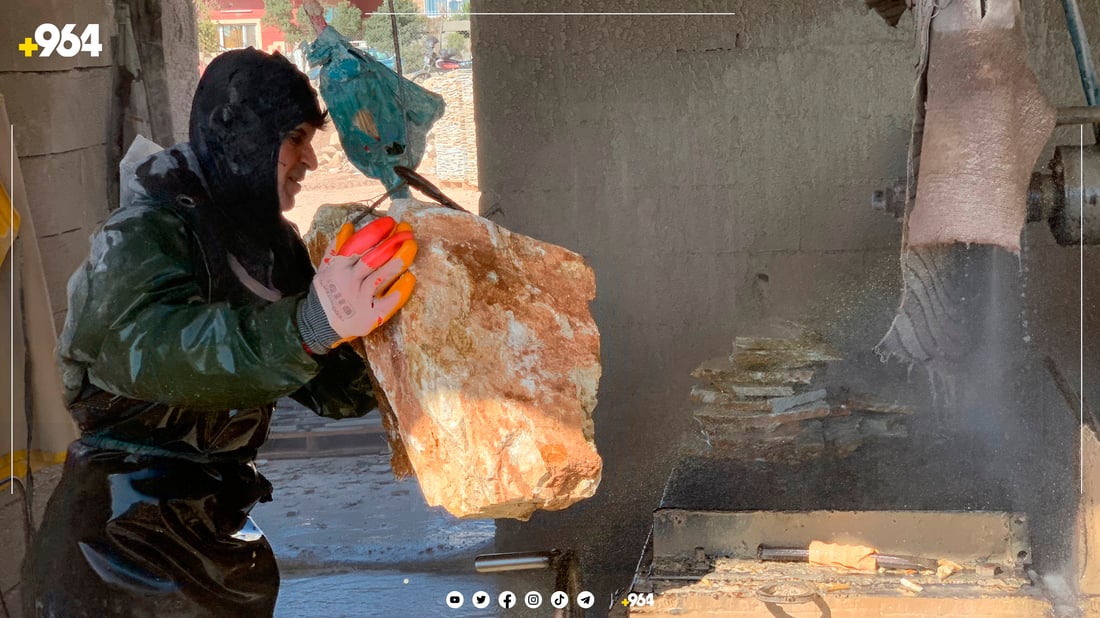 ژیان لەنێو کارگەی رێکخستنی بەرد لە دەربەندیخان