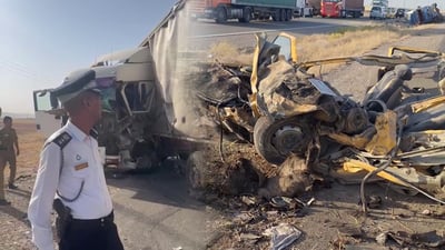  لە رووداوێکى سەختى هاتوچۆدا دوو کەس گیانیان لەدەستدا