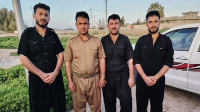 سێ جوتیارە کوردەکەی ناوچەی هەفتەغار ئازادکران