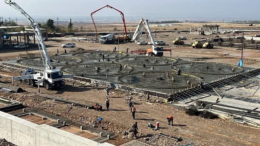 حکومەتی هەرێم: 51٪ـی کارەکانی سایلۆی هەڵەبجە تەواو بووە