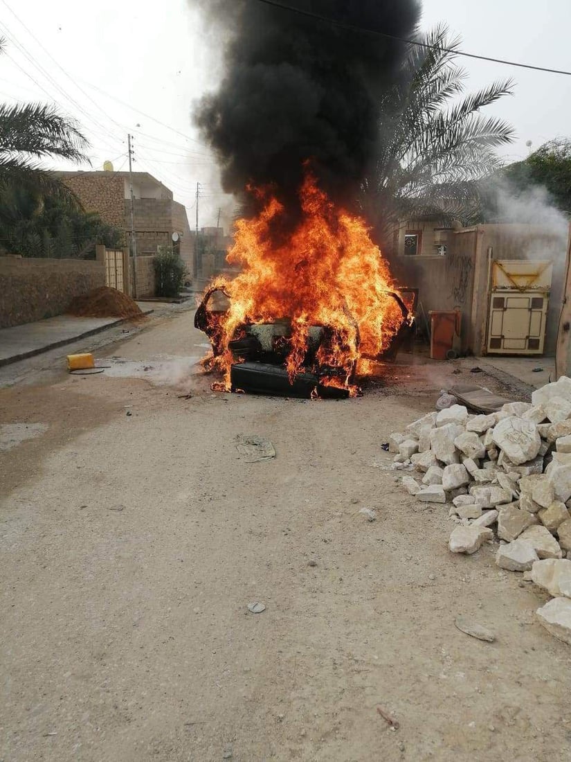 عانة: شرارة “فيت بمب” تحرق “أوبل” في حي الشيشان