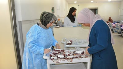 لە سلێمانی زیاتر لە سێ هەزار بوتڵ خوێن بۆ تووشبووانی تالاسیمیا دابین کراوە