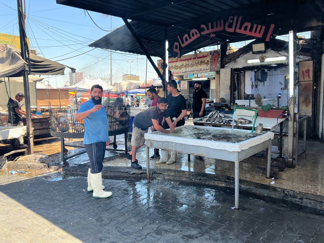 سوق الشوّاكة: الأربعاء مخصص لأكل السمك عند البغداديين وهذه أسعار البني والكارب (صور)