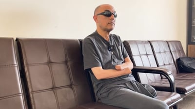 Disabled landmine veteran advocates for equal disability benefits in Kurdistan