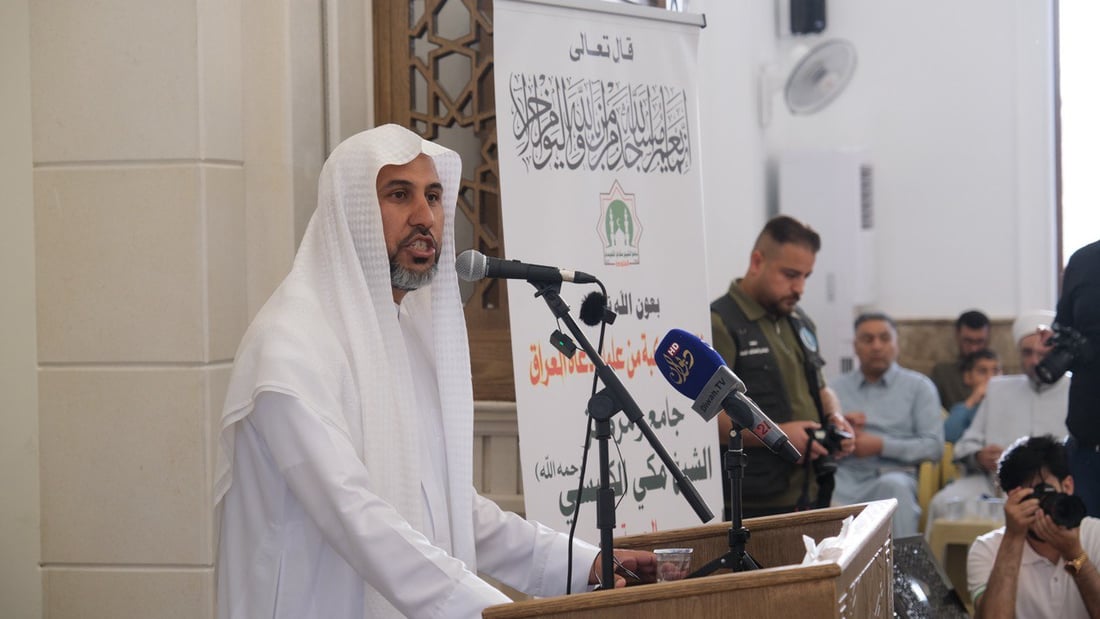 الفلوجة تنفذ وصية العلامة الكبيسي وتفتح جامعاً كبيراً في حي الشهداء (صور)