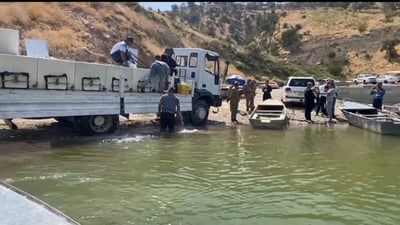 Over 100,000 carp fingerlings released into Darbandikhan Dam to boost local fisheries