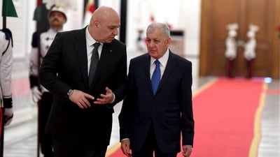 تفاصيل لقاء رئيس الجمهورية بنظيره اللبناني في بغداد